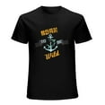 thumbnail image 1 of Born To Be Wild Vintage T-shirt Mens Cotton Classic Crewneck Short Sleeve Tees Unisex Black XL, 1 of 5