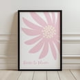 thumbnail image 1 of Born To Bloom Floral Wall Art Print, Unframed Paper Poster 11x14in, 1 of 4