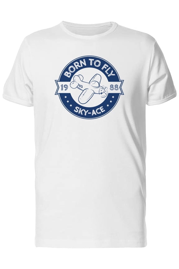 Born To Fly 1988 Sky-Ace T-Shirt Men -Image by Shutterstock, Male Small
