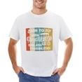 thumbnail image 1 of Born To Fly Men’s T-Shirt 100% Cotton Casual Short Sleeve Tops Gift Tee White L, 1 of 2