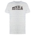 thumbnail image 1 of Born To Meditate Evolution Logo Tee Men's -Image by Shutterstock, 1 of 2