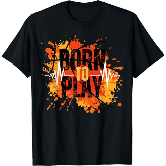 Born To Play Basketball-Cool Basketball Player Retro Vintage T-Shirt