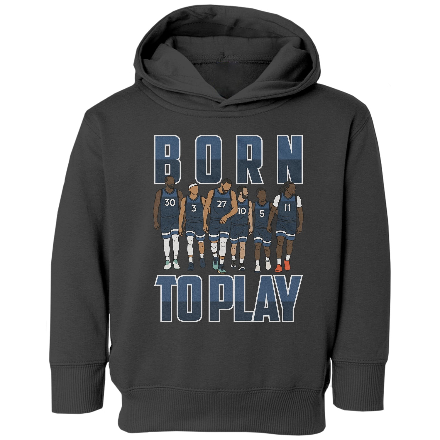 Born To Play Minnesota Tribute - Basketball Fans Toddler Hooded ...