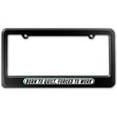 thumbnail image 1 of Born To Quilt, Forced To Work License Plate Frame, 1 of 1