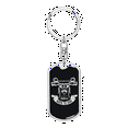 thumbnail image 1 of Born To Ride California Biker Stainless Steel or 18k Gold Premium Swivel Dog Tag Keychain, 1 of 10