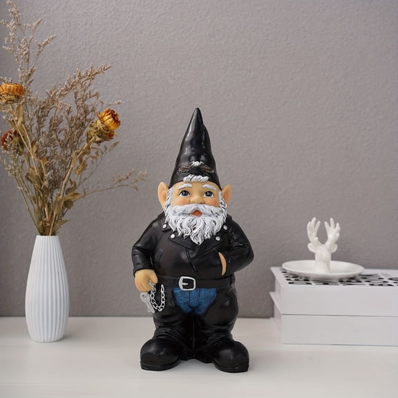 Born To Ride Garden Outdoor Patio Unique Motorcycle Enthusiast Statue