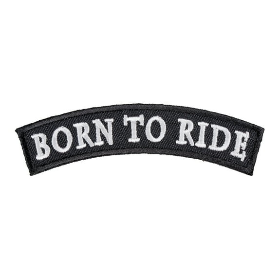 Born To Ride Rocker Patch |, Rocker Patches Biker Motorcycle Patches.