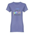 thumbnail image 1 of Born To Ride Unicorns Design Shaped Tee Women's -Image by Shutterstock, 1 of 2