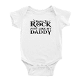 thumbnail image 1 of Born To Rock Just Like My Daddy Funny Baby One-pieces Boy Girl Unisex, 1 of 5