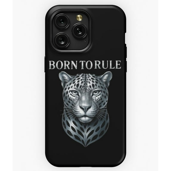 Born To Rule Inspirational Royalty Quote Graphic A8463 Phone Case for iPhone 11 to 17 Pro Max