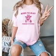 thumbnail image 1 of Born To Slay T Shirt - Raccoon Meme Drawing T Shirt, Cowboy Meme T Shirt, Trash Panda Sarcastic T Shirt, Unisex, 1 of 2