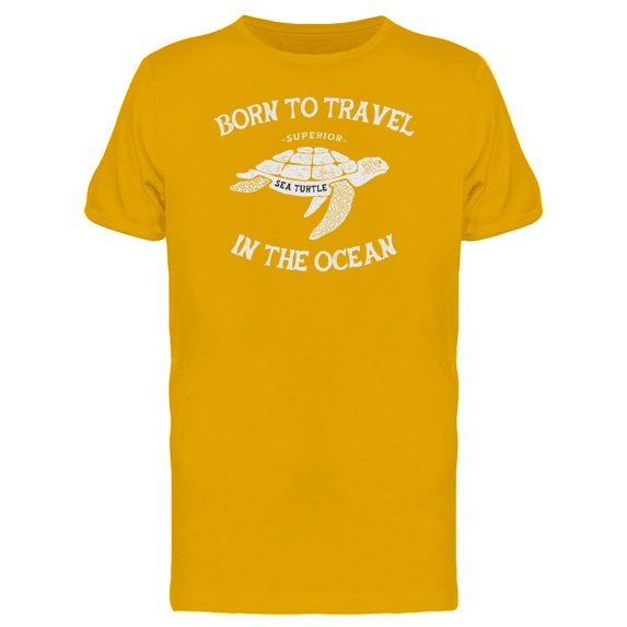 Born To Travel Sea Turtle Tee Men's -Image by Shutterstock