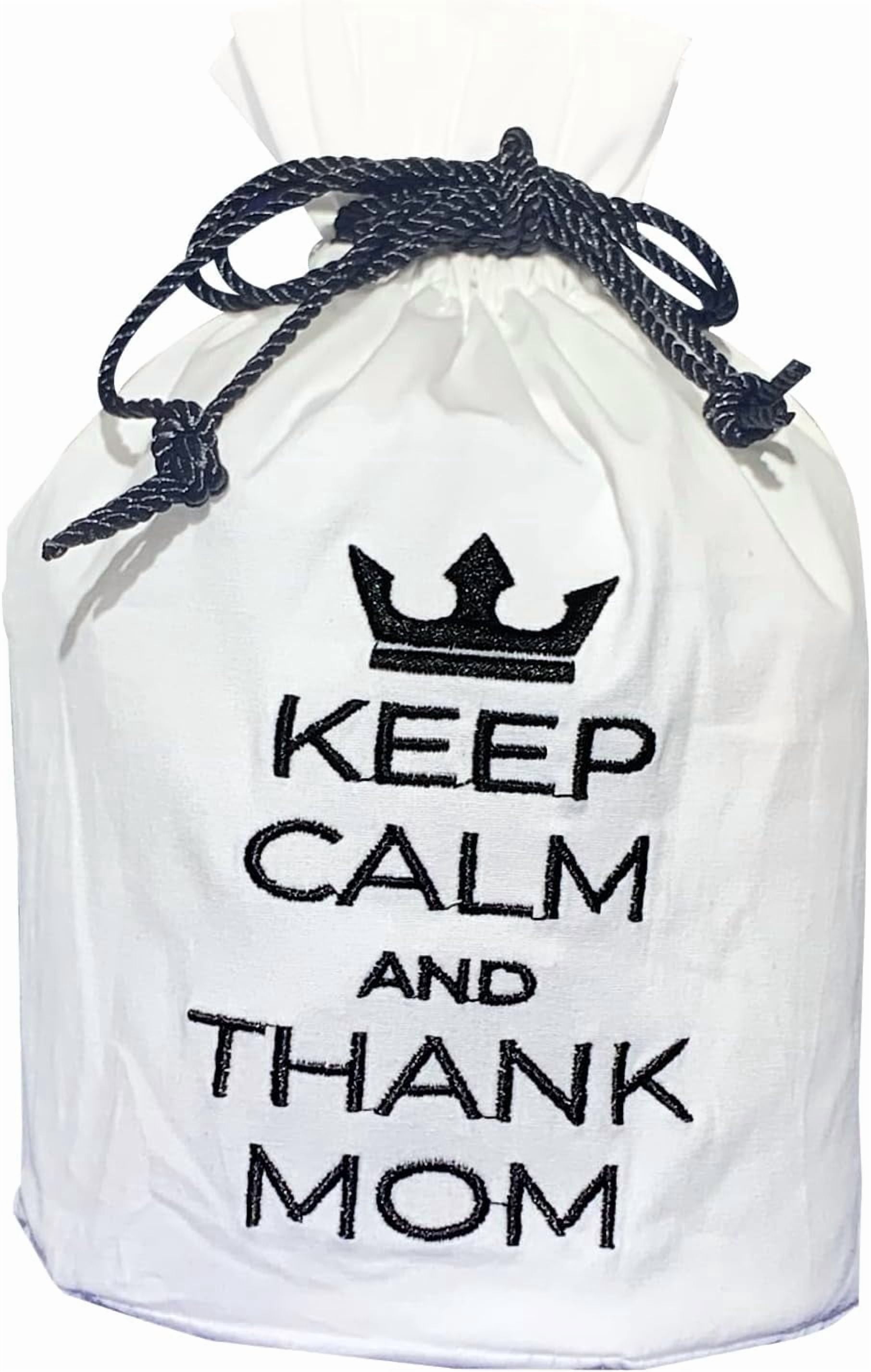 Born Uncommon Toilet Paper Roll Cover - 9" x 5.5" Reusable Cotton Toilet Paper Cover with Drawstring Closure – Decorative Bathrooms Tissue Roll Storage Bag