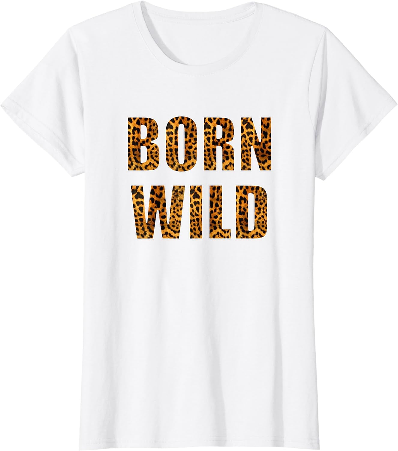 Born Wild Cheetah Tiger Lion Animal Print Leopard Cat Shirt