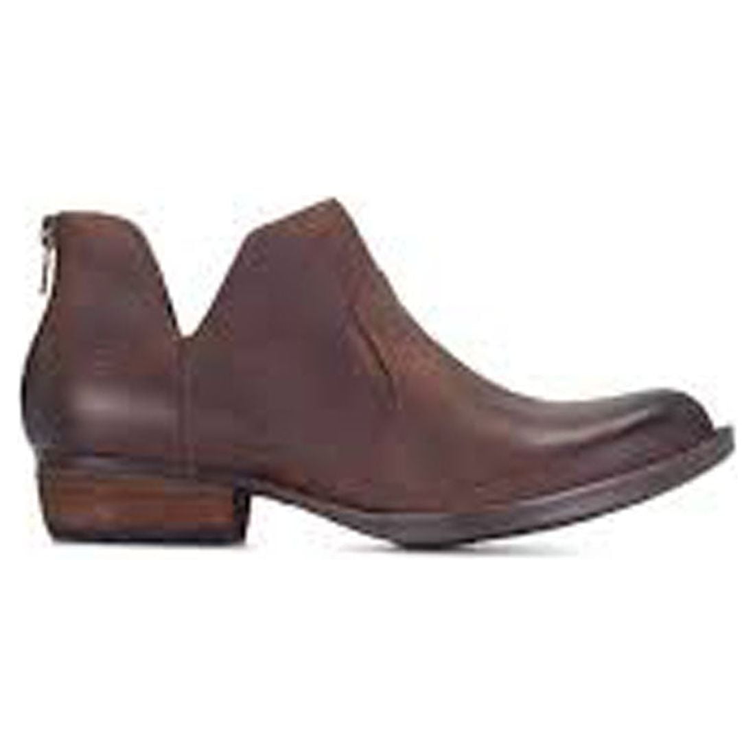 Born Women's Kerri Handcrafted Leather Ankle Boots (Brown (Terra