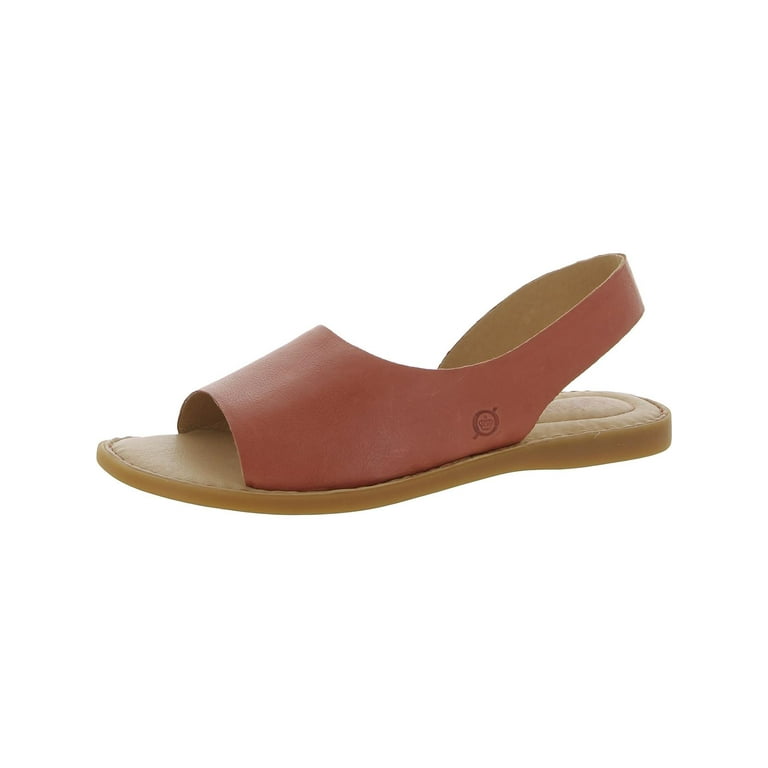 Born Womens Inlet Leather Slip On Flat Sandals