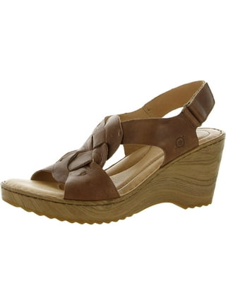 Born boulder leather cork online wedge