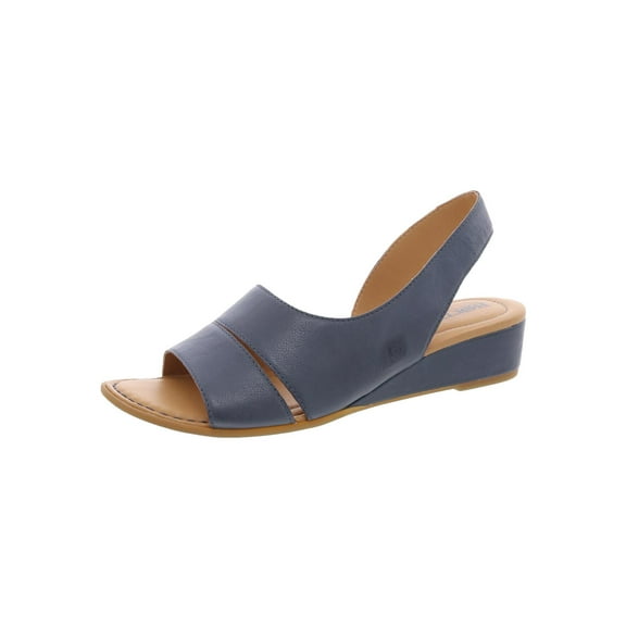 Born Womens Padded Insole Leather Slingback Sandals