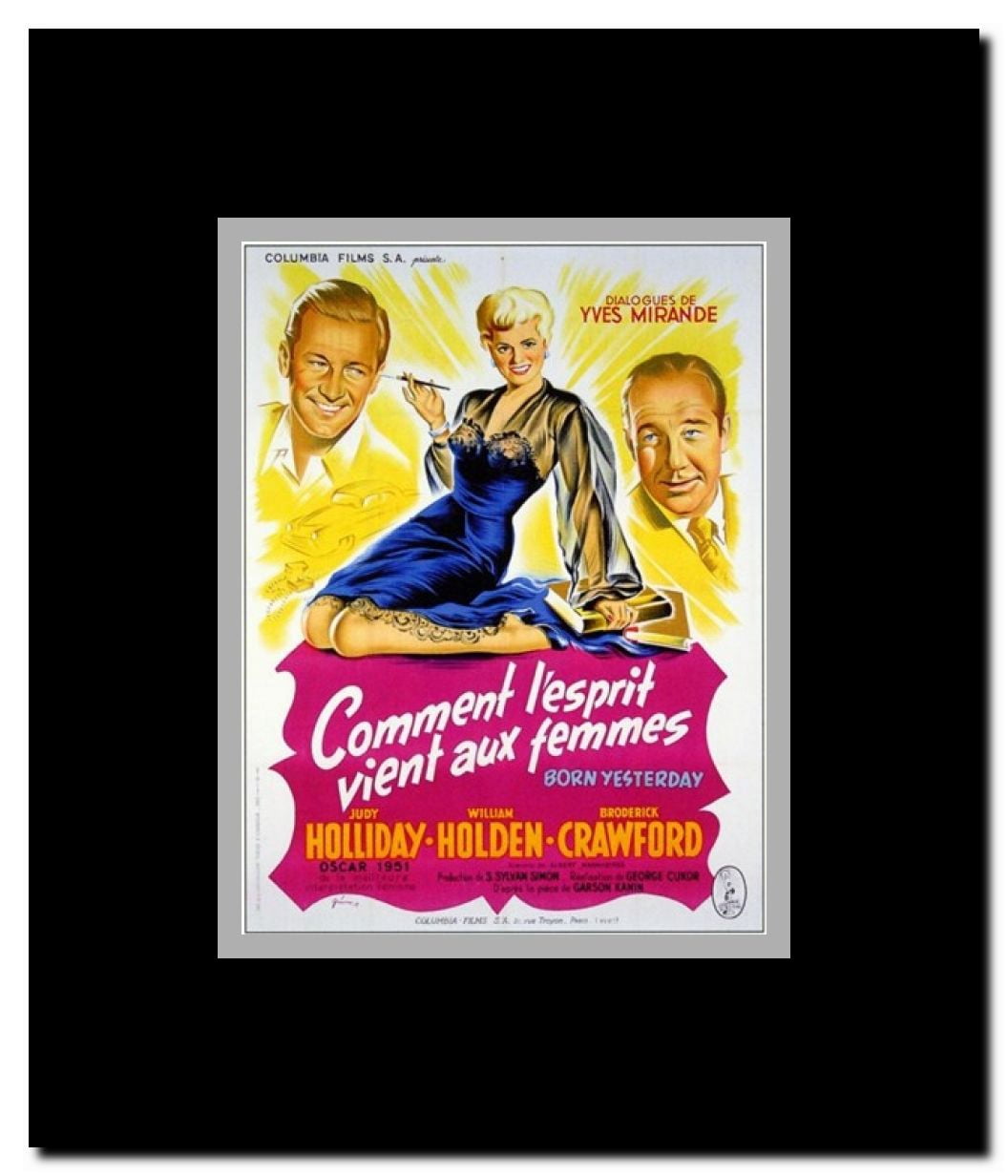 Born Yesterday Framed Movie Poster
