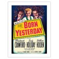thumbnail image 1 of Born Yesterday - Starring Broderick Crawford Judy Holliday and William Holden - Directed by George Cukor - Vintage Film Movie Poster c.1950 - Bamboo Fine Art 290gsm Paper (Unframed) 17x22in, 1 of 4