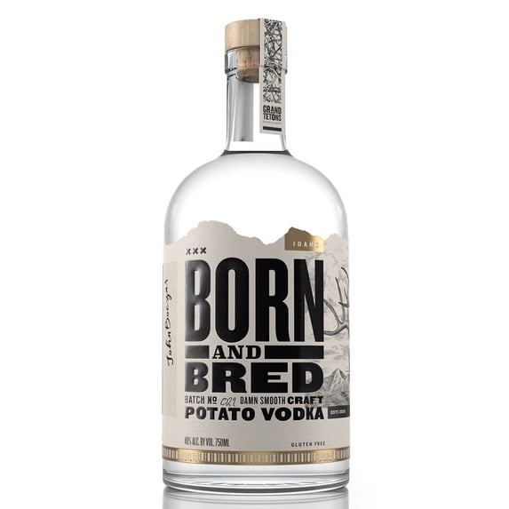 Born and Bred Vodka Vodka 750 ml