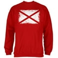 thumbnail image 1 of Born and Raised Alabama State Flag Mens Sweatshirt Red SM, 1 of 1