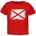 thumbnail image 1 of Born and Raised Alabama State Flag Toddler T Shirt Red Toddler Size 5/6, 1 of 1