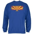 thumbnail image 1 of Born and Raised Arizona State Flag Mens Sweatshirt Royal SM, 1 of 1