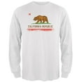 thumbnail image 1 of Born and Raised California State Flag Mens Long Sleeve T Shirt White LG, 1 of 1