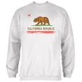 thumbnail image 1 of Born and Raised California State Flag Mens Sweatshirt White MD, 1 of 1