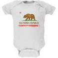 thumbnail image 1 of Born and Raised California State Flag Soft Baby One Piece White 0-3 M, 1 of 1
