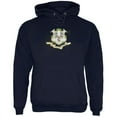 thumbnail image 1 of Born and Raised Connecticut State Flag Mens Hoodie Navy X-LG, 1 of 1