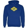 thumbnail image 1 of Born and Raised Delaware State Flag Mens Hoodie Deep Royal LG, 1 of 1