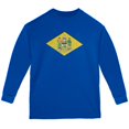 thumbnail image 1 of Born and Raised Delaware State Flag Youth Long Sleeve T Shirt Royal YXL, 1 of 1
