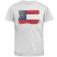 thumbnail image 1 of Born and Raised Georgia State Flag Mens T Shirt White MD, 1 of 1