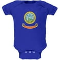 thumbnail image 1 of Born and Raised Idaho State Flag Soft Baby One Piece Royal 0-3 M, 1 of 1