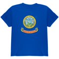 thumbnail image 1 of Born and Raised Idaho State Flag Youth T Shirt Royal YSM, 1 of 1