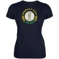 thumbnail image 1 of Born and Raised Kentucky State Flag Juniors Soft T Shirt Navy X-LG, 1 of 1