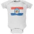 thumbnail image 1 of Born and Raised Missouri State Flag Soft Baby One Piece White 9-12 M, 1 of 1