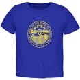 thumbnail image 1 of Born and Raised Nebraska State Flag Toddler T Shirt Royal 4T, 1 of 1