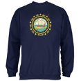 thumbnail image 1 of Born and Raised New Hampshire State Flag Mens Sweatshirt Navy MD, 1 of 1