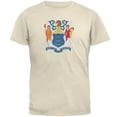 thumbnail image 1 of Born and Raised New Jersey State Flag Mens T Shirt Natural 2XL, 1 of 1