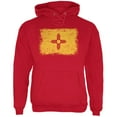 thumbnail image 1 of Born and Raised New Mexico State Flag Mens Hoodie Red MD, 1 of 1