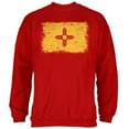 thumbnail image 1 of Born and Raised New Mexico State Flag Mens Sweatshirt Red 2XL, 1 of 1