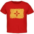 thumbnail image 1 of Born and Raised New Mexico State Flag Toddler T Shirt Red 2T, 1 of 1