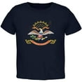thumbnail image 1 of Born and Raised North Dakota State Flag Toddler T Shirt Navy 2T, 1 of 1