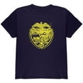 thumbnail image 1 of Born and Raised Oregon State Flag Youth T Shirt Navy Youth X-SM, 1 of 1
