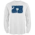 thumbnail image 1 of Born and Raised South Carolina State Flag Mens Long Sleeve T Shirt White 3X-LG, 1 of 1