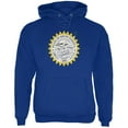 thumbnail image 1 of Born and Raised South Dakota State Flag Mens Hoodie Deep Royal MD, 1 of 1