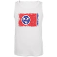 thumbnail image 1 of Born and Raised Tennessee State Flag Mens Tank Top White SM, 1 of 1